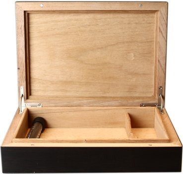 Pegasus Bamboo Humidor Frosted Black Free Uk Shipping