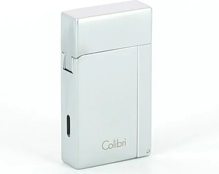 Colibri lighter jet Aspire II chrome satin cigar punch