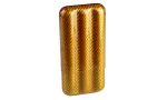 Adorini Carbon Fiber Cigar Case gold for 3 Cigars photo 3