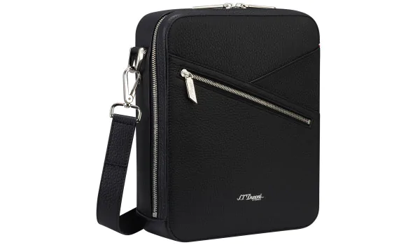 S.T. Dupont Neo Capsule Cigar Crossbody Bag Black 141003