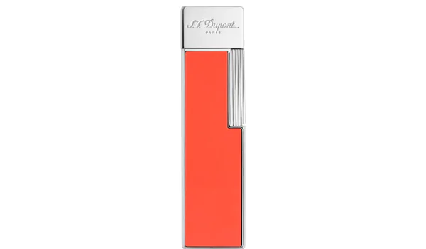 S.T. Dupont Twiggy Lighter Coral Lacquer Chrome 030011