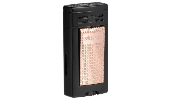 Xikar Lighter Ion Double Jet Black Rose Gold XI-607BKRS