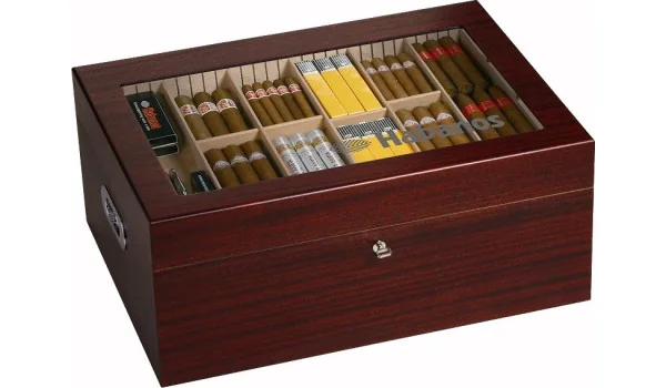 Habanos Gastronomy Humidor Mahogany Veneer